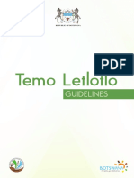 Temo Letlotlo Guidelines