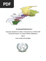 Integrated Health Project - Khyber Pakhtunkhwa, Pakistan - PC-I Final Draft Final Version 2020-23