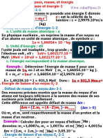 1 - Noyaux, Masse Et Énergie