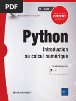 Python: Au Calcul Numérique