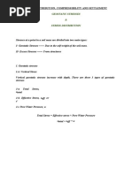 Soil Mechanics Lectures 8 (Compressibility, Stress and Settlementdistribution