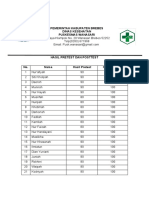 Hasil Pretest Posttest