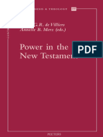 Pieter de Villiers, Power in The New Testament