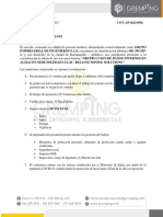 Cotizacion Obstruccion de Baños Internos en Almacen Sede Soledad CLL 30 Cot-2023-0564