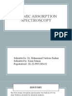 Atomic Absorption Spectros