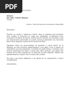 Formato Carta Renuncia