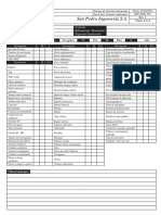 Reg-Equ-007 - Check List Camion Aspirador