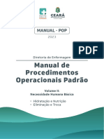 Manual Procedimentos Operacionais Padrão Da Enfermagem HGF - Volume II