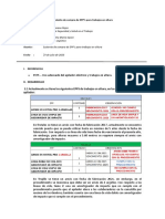 Sustento de La Compra de Epps para Trabajos en Altura Con Canastilla y Apilador Electrico