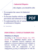 Unit 7 - Industrial Disputes