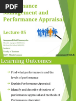 L5 - Performance Appraisal