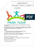 SG SST D025 Programa Pausas Activas