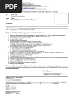 Application Form For License To Operate - Packing Facility 2023