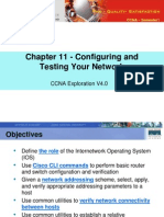 CA - Ex - S1M11 - Configuring and Testing Your Network