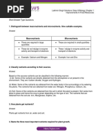 Lakhmir Singh Biology Class 9 Solutions For Chapter 1