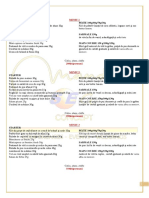 Meniuri Actualizate Nunta & Botez - Mandala