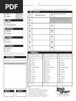 Hero Sheet