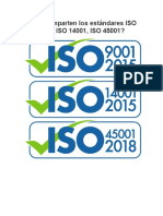 3 Qué Comparten Los Estándares ISO 9001