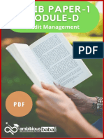 AB CAIIB Paper 1 Module D Credit Management PDF