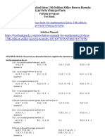 Mathematical Ideas 13th Edition Miller Heeren Hornsby Test Bank