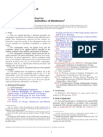 Radiographic Examination of Weldments: Standard Test Method For