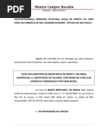 Petição Inicial - Ação Declaratória de Inexistência de Débito