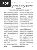 Improving The Link Control Mechanism in Data Networks For Enhancing Quality of Service Using Model Predictive Controller