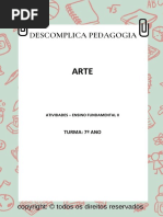 Arte - 7º Ano