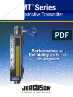 Partida 1 y 2. LI-10411A LI-10413A Transmisor Jerguson JMT Series Magnetostrictive Transmitter Brochure