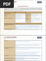 Formato de Planeación Didáctica.
