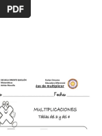 Tablas de Multiplicar CONTROL