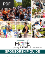 Community of Hope Sponsorship Guide 2023 Revised 04-25