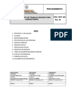 002 Procedimiento de Trabajo para Laboratorios