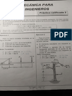 Mecánica para Ingenieros - PC2 2019-2