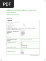 Formulário de Caracterização Da Gestante