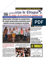 Periódico Noticias de Chiapas, Edición Virtual Sábado 29 de Julio de 2023