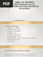 Hijrah and Strategic Planning