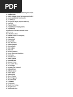 Doctor & Hospital Data