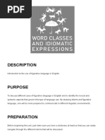 Word Classes and Idiomatic Expressions