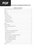 Financial Statement Analiysis of Bangladesh Krishibank LTD