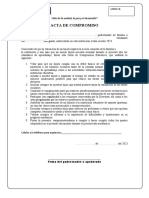 5 Compromiso para Padres de Familia Modelo 5