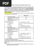 Depressuring Criteria