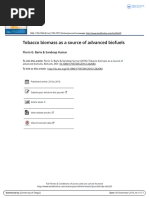 Tobacco Biomass As A Source of Advanced Biofuels