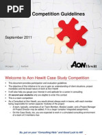 Aon Hewitt Case Study Competition Guidelines - 2011 - 1316513005