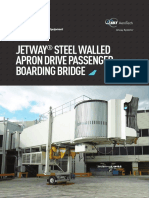 Steel Walled Apron Drive Passenger Boarding Bridge