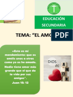 Semana 5 Lo Significativo Que Es El Amor Secundaria