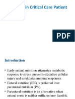 Nutrition in ICU