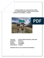 Informe Ñahuinlla Oeste PDF