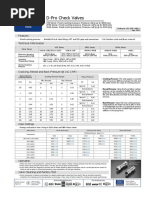 DK Lok v33 Series Inline Check Valve