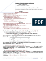 CC Maths 10mars2011 Corrige